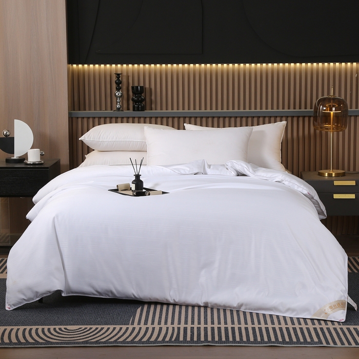 91家纺网 家纺一手货源 找家纺 （总）畅畅家纺 2025新款长绒棉全棉纯棉条纹手工订花封口丝棉被冬被被子被芯