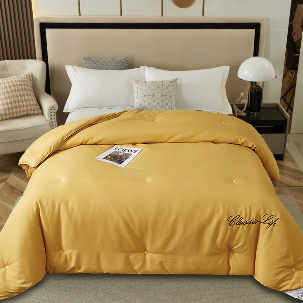 91家纺网 家纺一手货源 找家纺 （总）畅畅家纺 2025新款洛卡棉手工订花羽丝棉封口冬被被子被芯