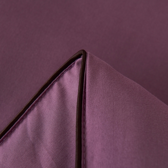 91家纺网 家纺一手货源 找家纺 畅畅家纺 2025新款洛卡棉手工订花羽丝棉封口冬被被子被芯 紫色