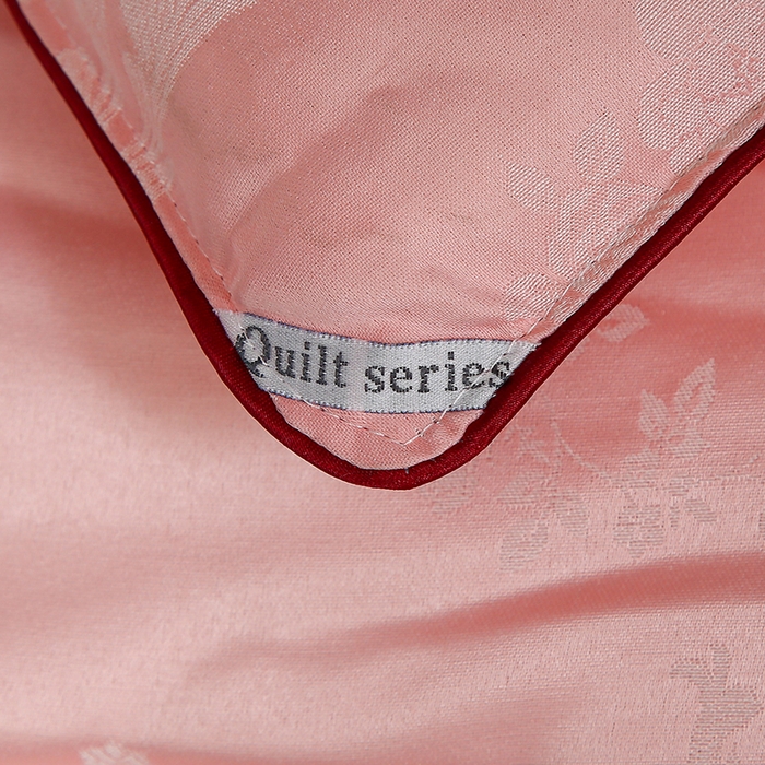 91家纺网 家纺一手货源 找家纺 畅畅家纺 2025新款微商热款蝴蝶丝棉被加厚全棉纯棉莫代尔提花手工订花被子被芯 粉玉