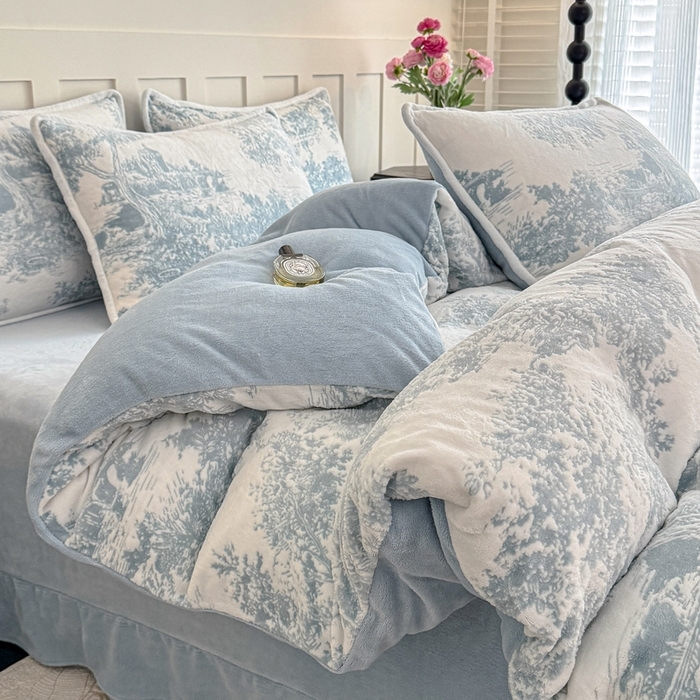 91家纺网 家纺一手货源 找家纺 （总）赛丽雅 2025爆款A类凉感豆豆凉席三件套床裙款冰丝软席子床笠款凉席