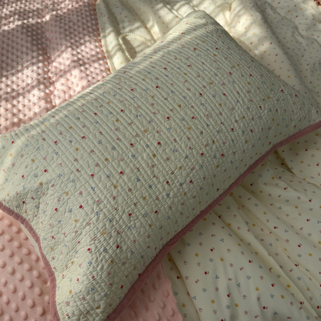 91家纺网 家纺一手货源 找家纺 暖居 2026新款一面纯棉一面绒床盖+同款纯棉豆豆被跑量 小花