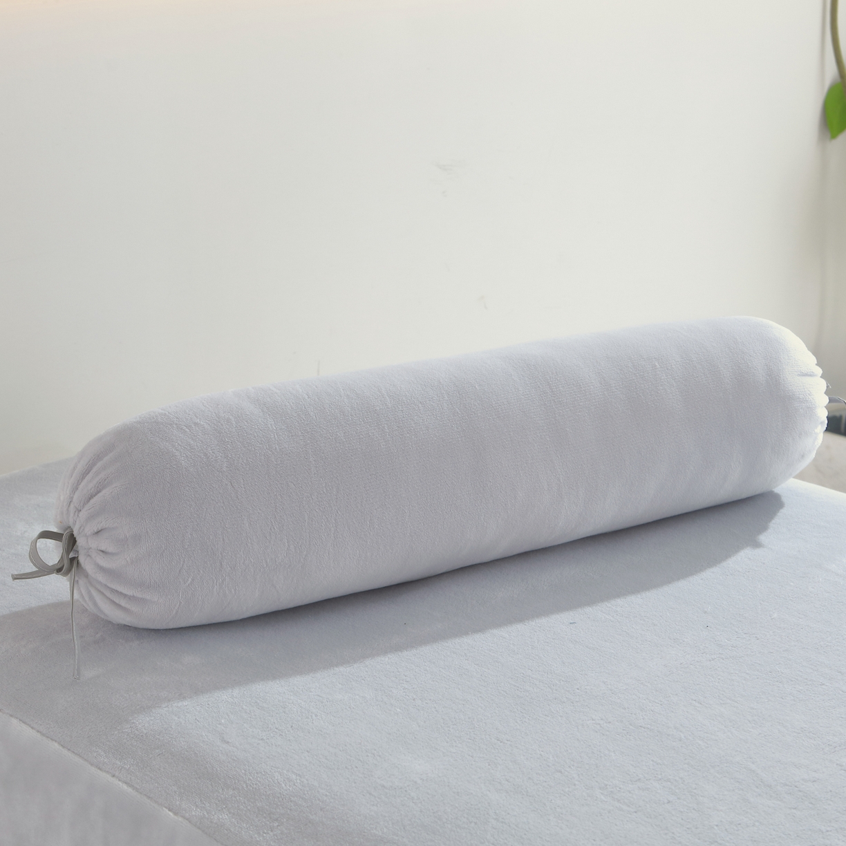 91家纺网 家纺一手货源 找家纺 千姿坊美容床罩 2025新款秋冬加厚保暖牛奶绒美容床罩四件套美容院养生馆专用 淘气熊猫-灰色