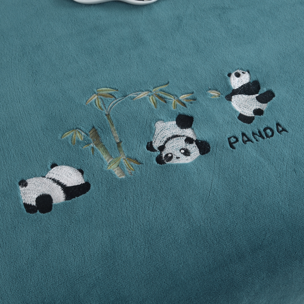 91家纺网 家纺一手货源 找家纺 千姿坊美容床罩 2025新款秋冬加厚保暖牛奶绒美容床罩四件套美容院养生馆专用 淘气熊猫-深蓝