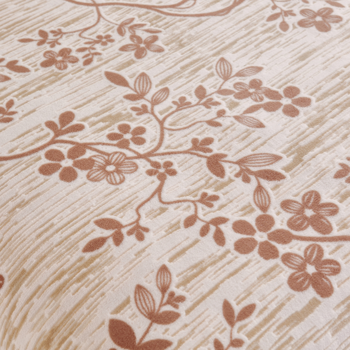 91家纺网 家纺一手货源 找家纺 千姿坊美容床罩 2025新款秋冬加厚保暖牛奶绒美容床罩四件套美容院养生馆专用 叶语悠然-卡其