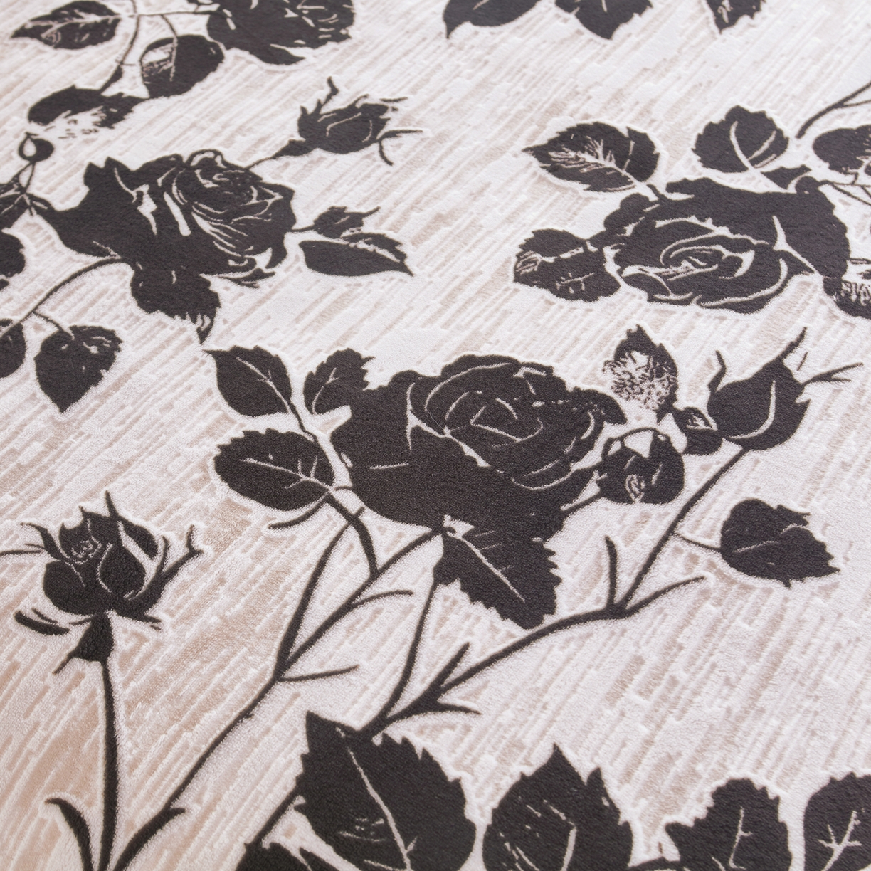 91家纺网 家纺一手货源 找家纺 千姿坊美容床罩 2025新款秋冬加厚保暖牛奶绒美容床罩四件套美容院养生馆专用 夜半花香-黑色