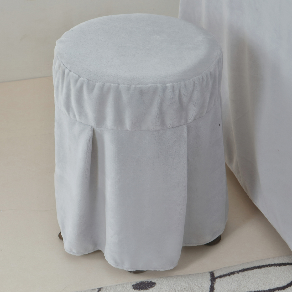 91家纺网 家纺一手货源 找家纺 千姿坊美容床罩 2025新款秋冬加厚保暖牛奶绒美容床罩四件套美容院养生馆专用 盛夏丛林-灰