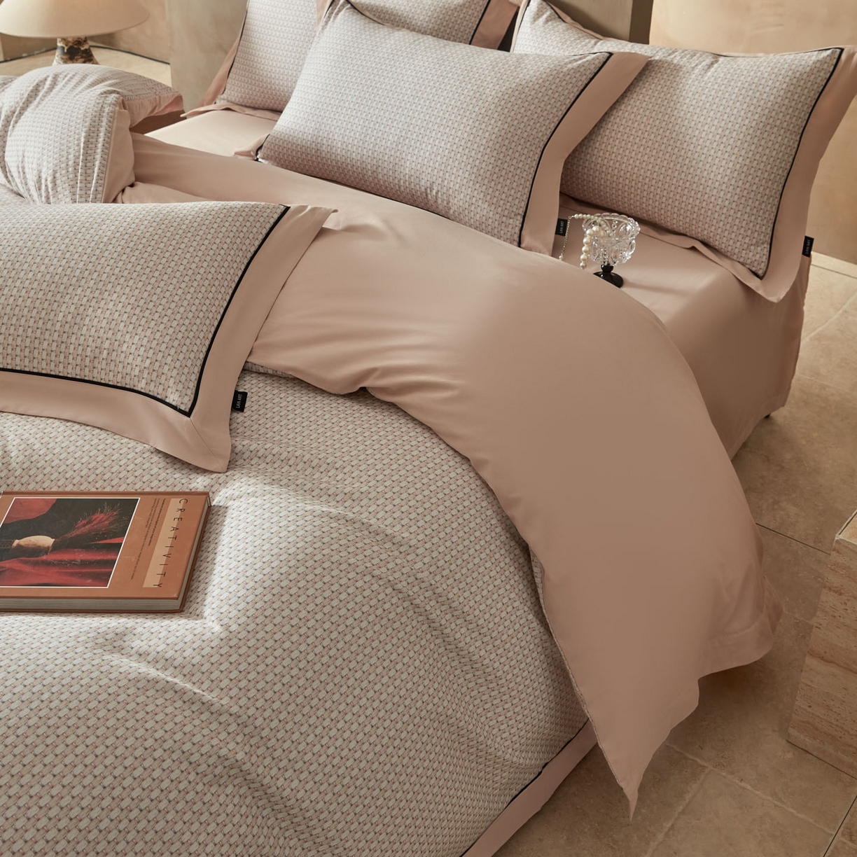 91家纺网 家纺一手货源 找家纺 （总）洺兰家居 2026年新疆长绒棉100支秋冬款轻磨毛加厚保暖工艺款四件套床上用品