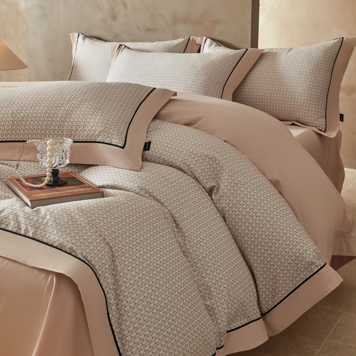 91家纺网 家纺一手货源 找家纺 （总）洺兰家居 2026年新疆长绒棉100支秋冬款轻磨毛加厚保暖工艺款四件套床上用品