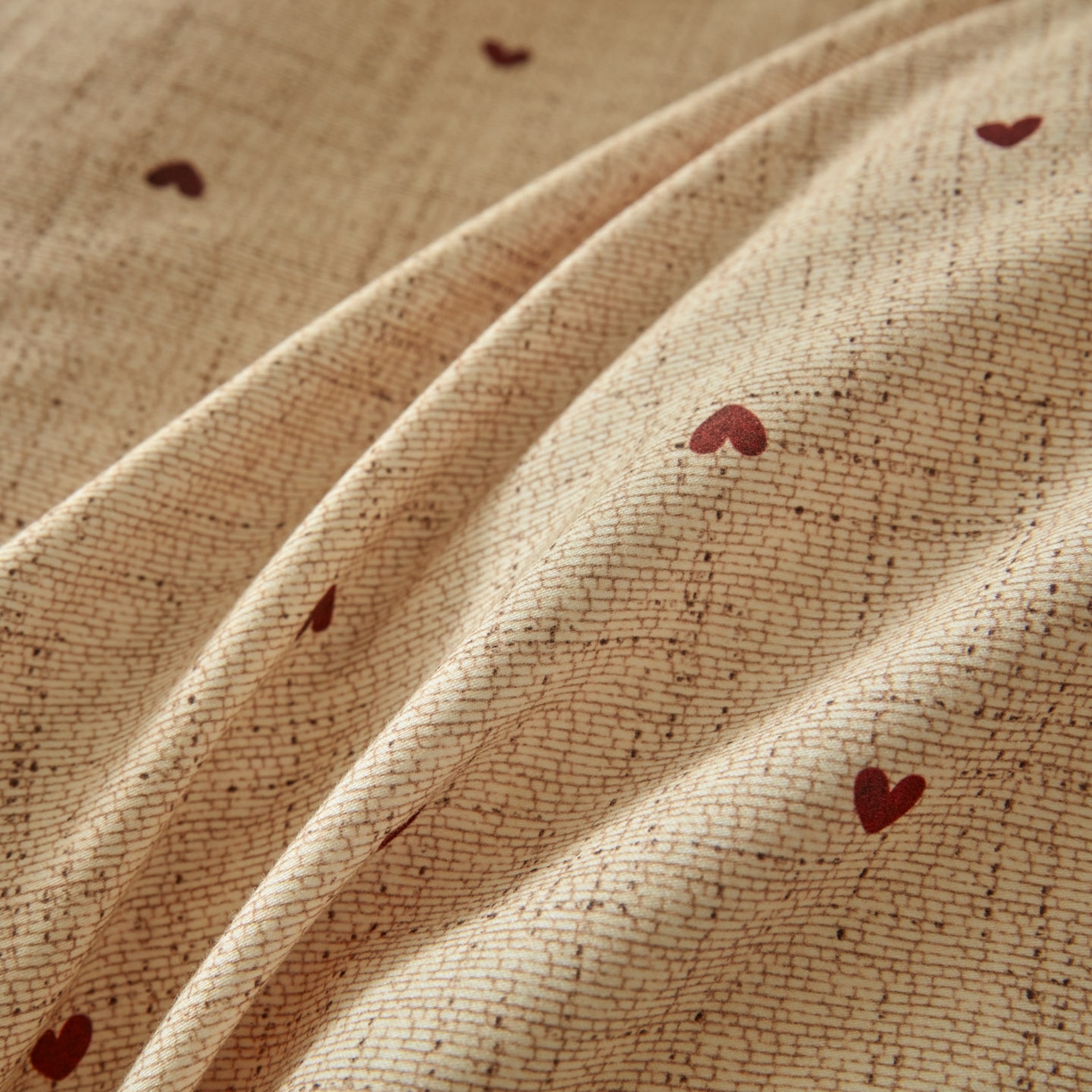 91家纺网 家纺一手货源 找家纺 洺兰家居 2026年新疆长绒棉100支秋冬款轻磨毛加厚保暖工艺款四件套床上用品 一见倾心-米