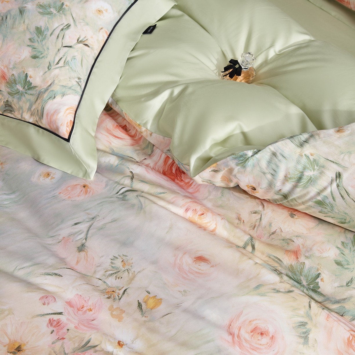 91家纺网 家纺一手货源 找家纺 （总）洺兰家居 2026年新疆长绒棉100支天丝棉高端工艺款床单床笠四件套床上用品