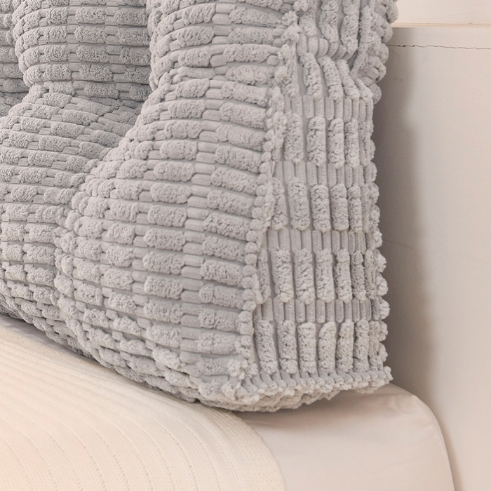 91家纺网 家纺一手货源 找家纺 碧尔家居 2025新款时尚床头靠枕护腰大靠背榻榻米三角靠垫飘窗看书加厚软包防撞免洗 蓝色