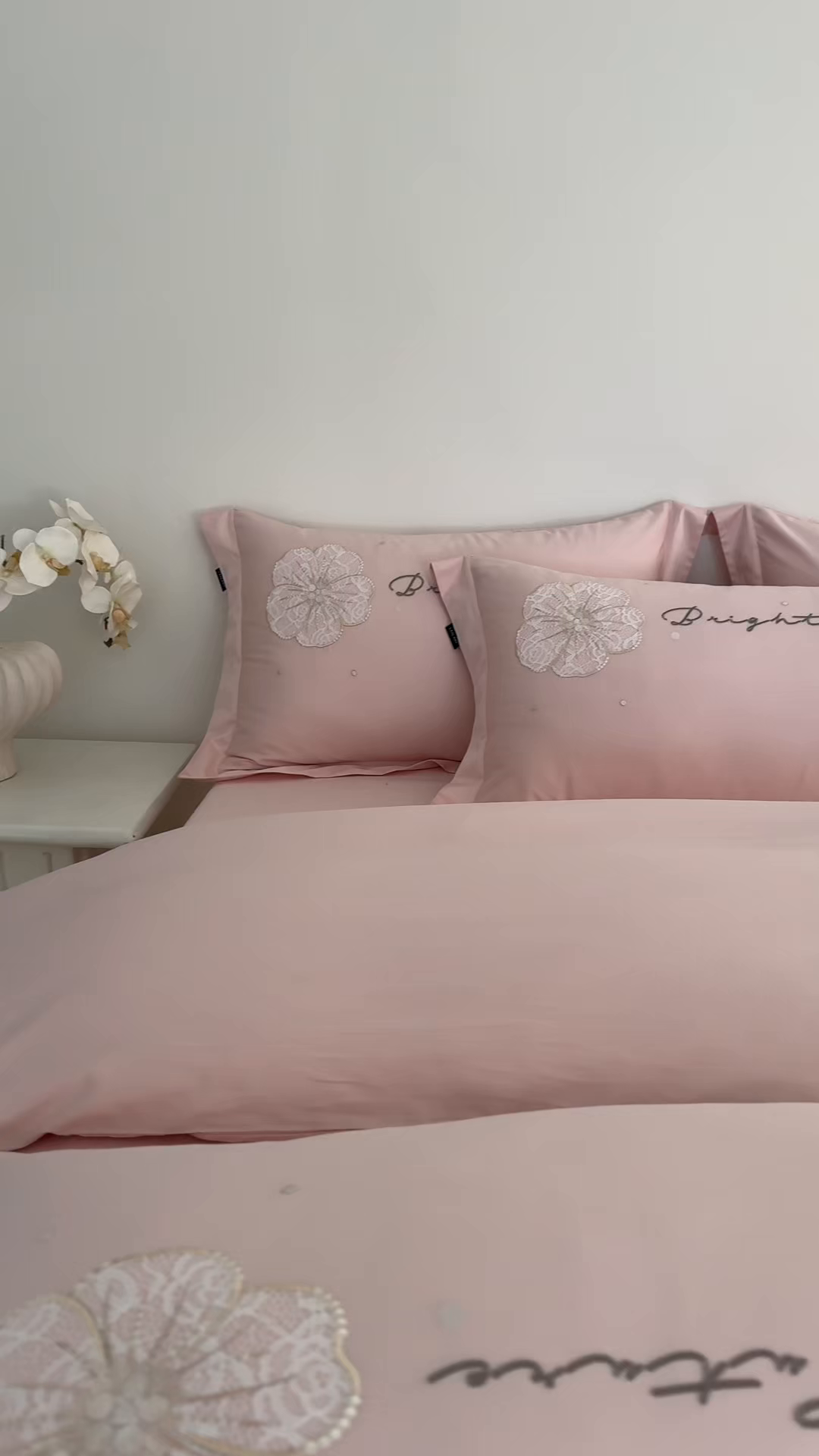 91家纺网 家纺一手货源 找家纺 （总）洺兰家居 2026年新疆长绒棉100支刺绣款绣花工艺款法式四件套 云岚