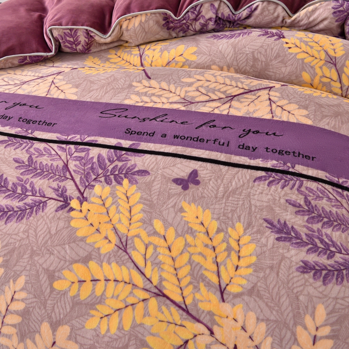 91家纺网 家纺一手货源 找家纺 （总）亿品2025直播爆款9.5斤牛奶绒四件套加厚保暖床裙四件套