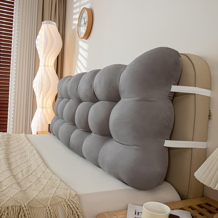 91家纺网 家纺一手货源 找家纺 （总）沐沐家纺 2026新款小雪球床头靠背