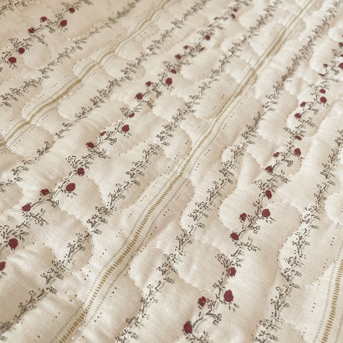 91家纺网 家纺一手货源 找家纺 金绣美居 2025新款全棉婴儿绒包边款四季盖毯可铺可盖高温水洗毯床盖三件套 夏有乔木