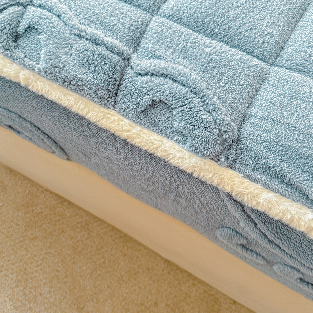 91家纺网 家纺一手货源 找家纺 （总）予梦家纺 2025新款塔芙绒夹棉床笠单床笠