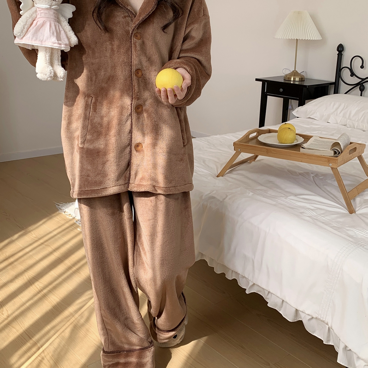 91家纺网 家纺一手货源 找家纺 （总）多乐娜 2025新款奶芙绒家居服 （会员拿货-5元，控价最低零售价128元起！）