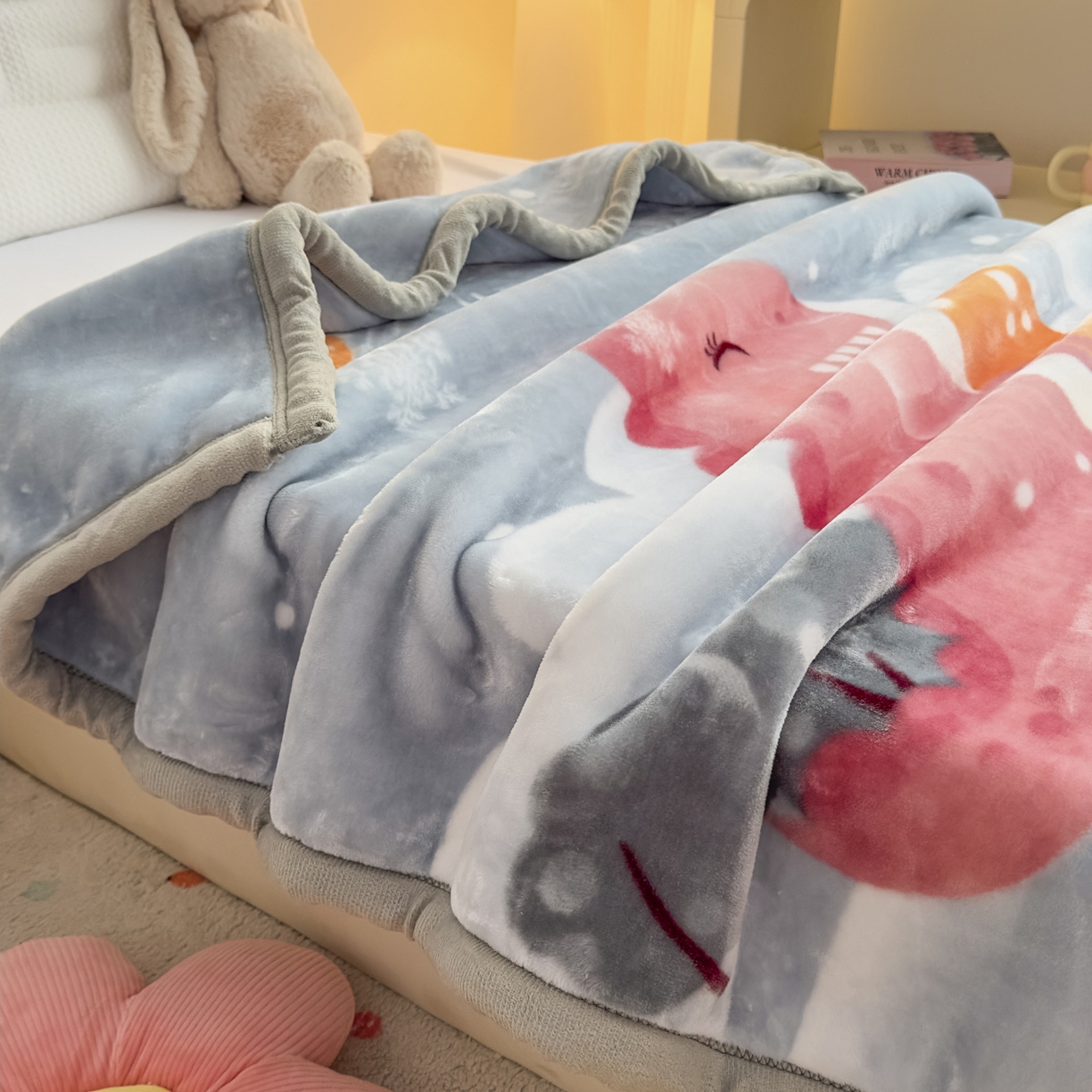 91家纺网 家纺一手货源 找家纺 （总）爱彼家纺 2025冬季新款拉舍尔童毯毛毯毯子-系列二