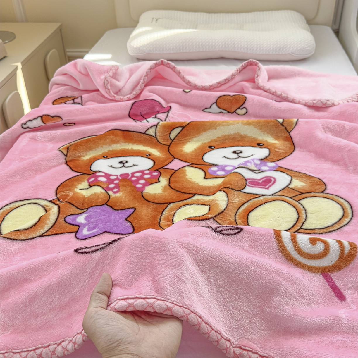 91家纺网 家纺一手货源 找家纺 （总）爱彼家纺 2025新款拉舍尔单层云绒保暖柔软童毯盖毯毯子-系列三