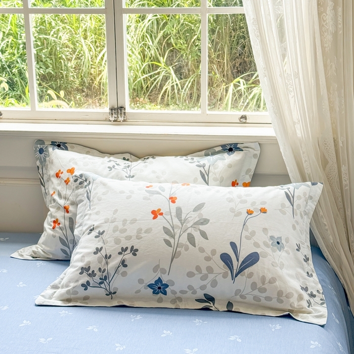 （总）红淳家纺 2025新款亲肤舒适全棉印花简约单枕套