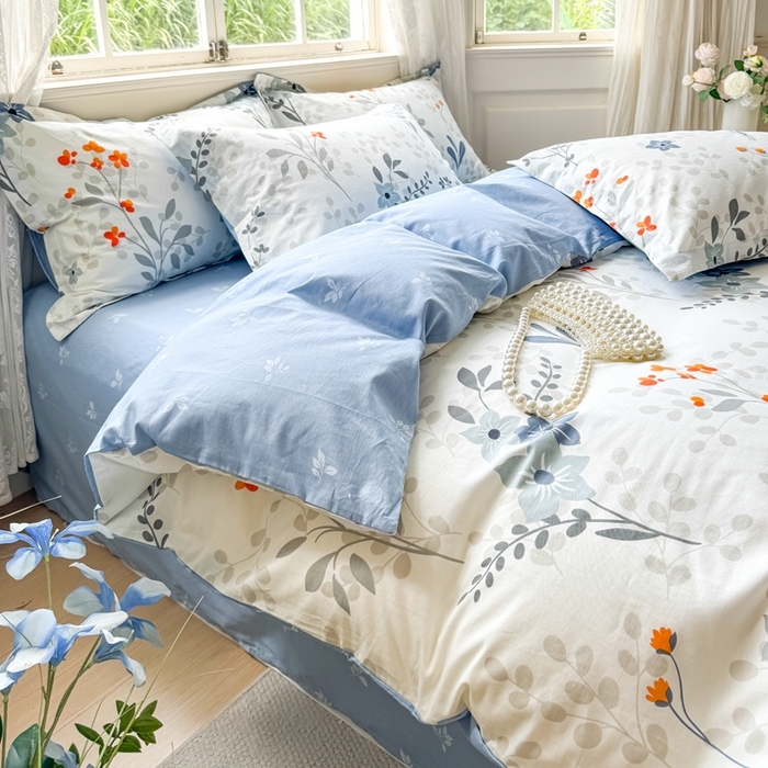 91家纺网 家纺一手货源 找家纺 （总）红淳家纺 2025新款亲肤舒适全棉印花简约单枕套