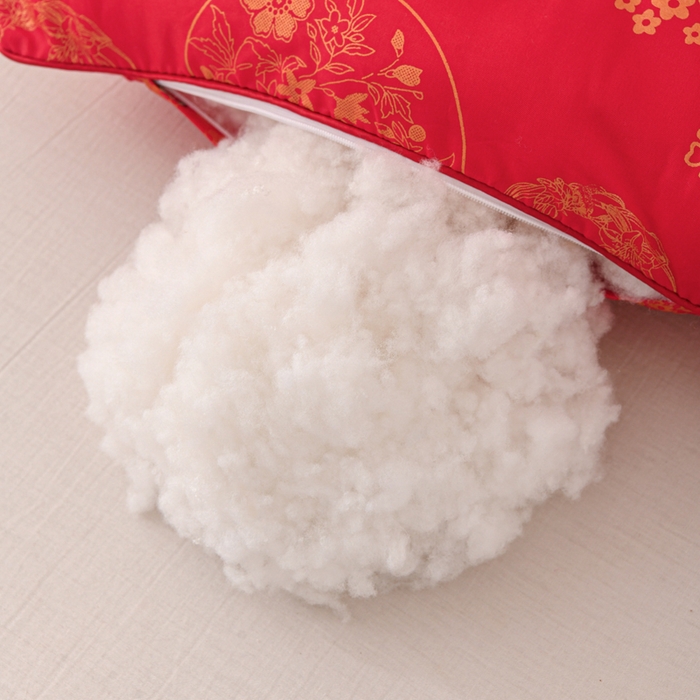 91家纺网 家纺一手货源 找家纺 仁宇枕业 2025新款新品结婚喜庆婚庆大红定型枕头枕芯 大红婚庆定型系列-婚庆磁石枕