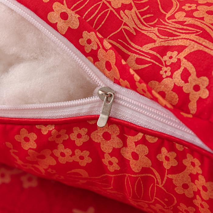 91家纺网 家纺一手货源 找家纺 仁宇枕业 2025新款新品结婚喜庆婚庆大红定型枕头枕芯 大红婚庆定型系列-薰衣草养生枕