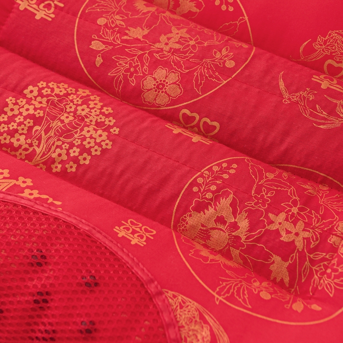 91家纺网 家纺一手货源 找家纺 仁宇枕业 2025新款新品结婚喜庆婚庆大红定型枕头枕芯 大红婚庆定型系列-婚庆磁石枕