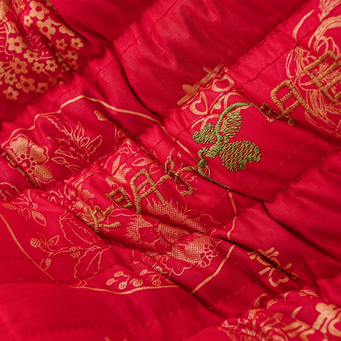 91家纺网 家纺一手货源 找家纺 仁宇枕业 2025新款新品结婚喜庆婚庆大红定型枕头枕芯 大红婚庆定型系列-决明子明目枕