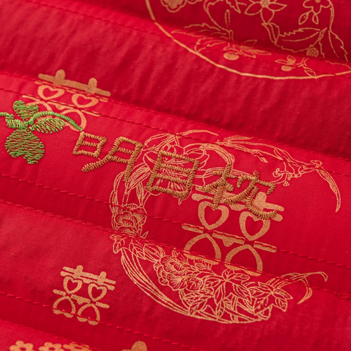 91家纺网 家纺一手货源 找家纺 仁宇枕业 2025新款新品结婚喜庆婚庆大红定型枕头枕芯 大红婚庆定型系列-决明子明目枕