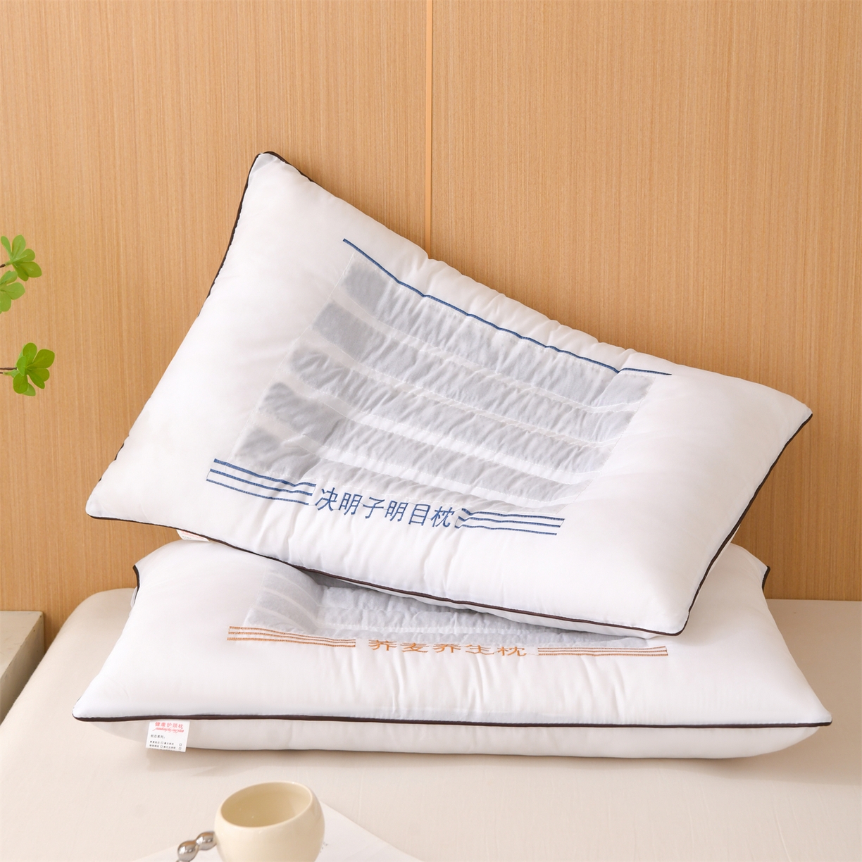 91家纺网 家纺一手货源 找家纺 （总）仁宇枕业 2025新款新品花草枕头决明子荞麦薰衣草枕头枕芯