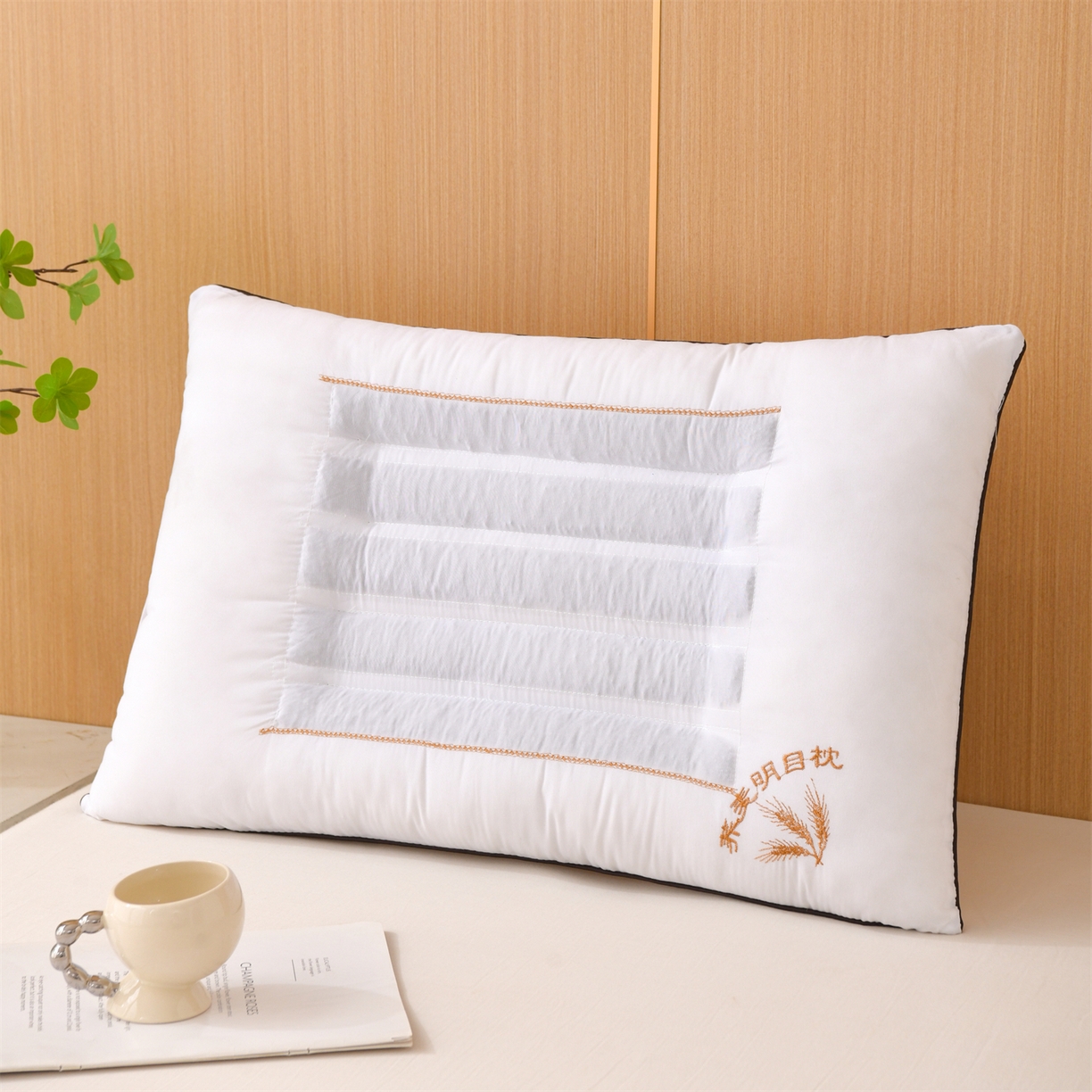 91家纺网 家纺一手货源 找家纺 仁宇枕业 2025新款新品花草枕头决明子荞麦薰衣草枕头枕芯 花草角花荞麦枕