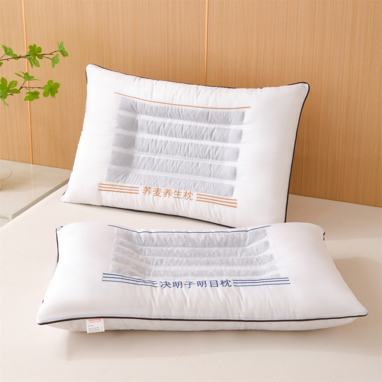 91家纺网 家纺一手货源 找家纺 （总）仁宇枕业 2025新款新品花草枕头决明子荞麦薰衣草枕头枕芯
