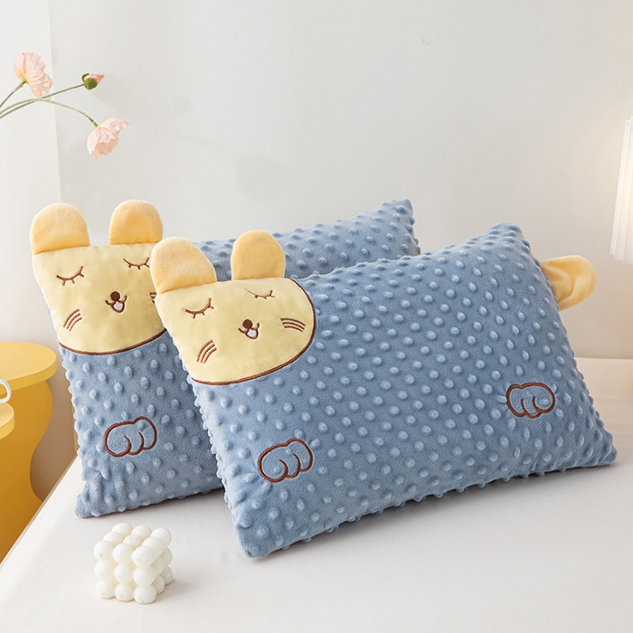 91家纺网 家纺一手货源 找家纺 （总）仁宇枕业 2025新款新品儿童幼儿园学生儿童枕头羽丝绒全荞麦枕头枕芯
