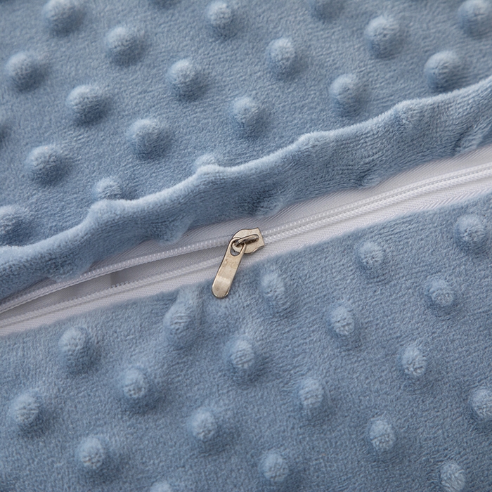 91家纺网 家纺一手货源 找家纺 仁宇枕业 2025新款新品儿童幼儿园学生儿童枕头羽丝绒全荞麦枕头枕芯 豆豆猫安抚枕-蓝色