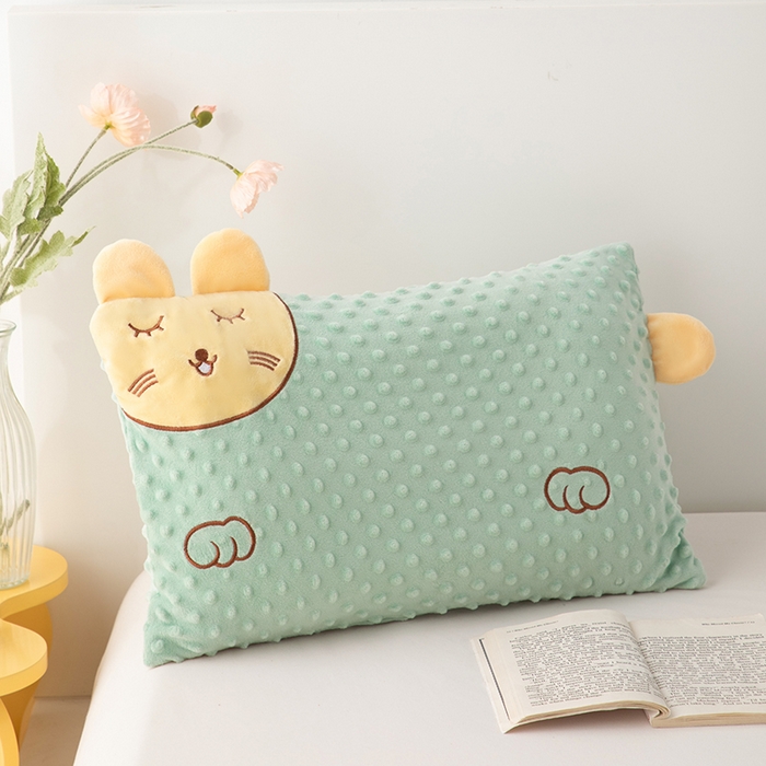 91家纺网 家纺一手货源 找家纺 （总）仁宇枕业 2025新款新品儿童幼儿园学生儿童枕头羽丝绒全荞麦枕头枕芯