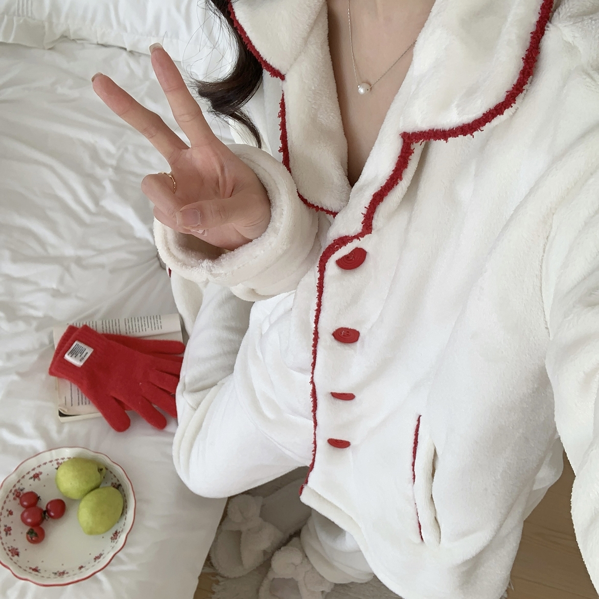 91家纺网 家纺一手货源 找家纺 （总）多乐娜 2025新款奶芙绒家居服 （会员拿货-5元，控价最低零售价128元起！）