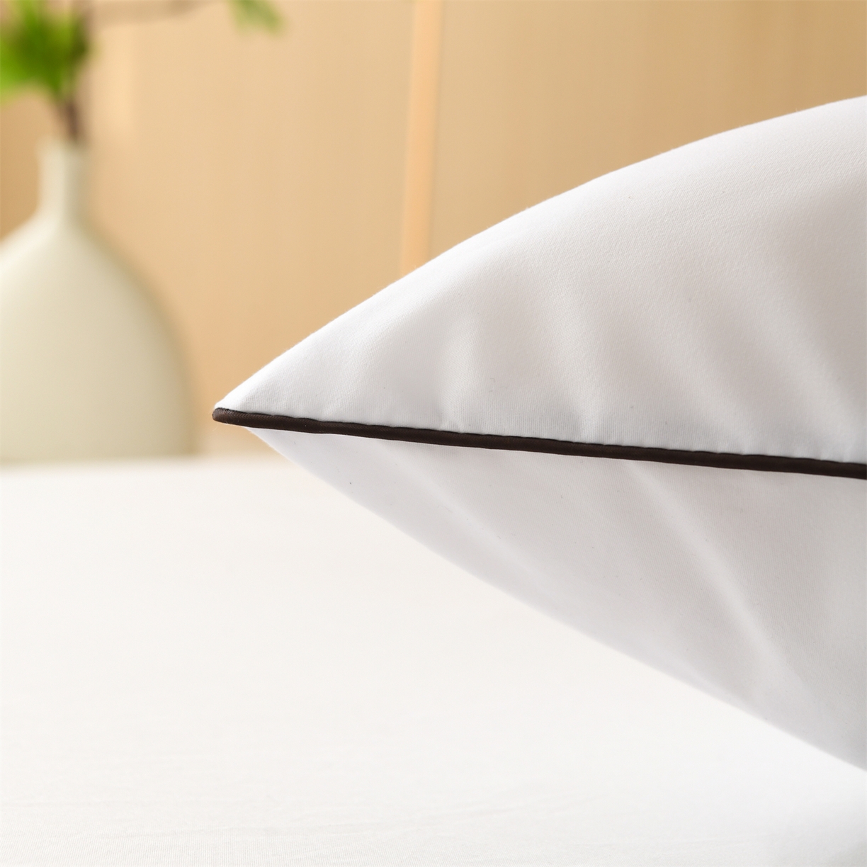 91家纺网 家纺一手货源 找家纺 仁宇枕业 2025新款新品白色灰色粉色荞麦两用枕头枕芯 荞麦两用枕-白色