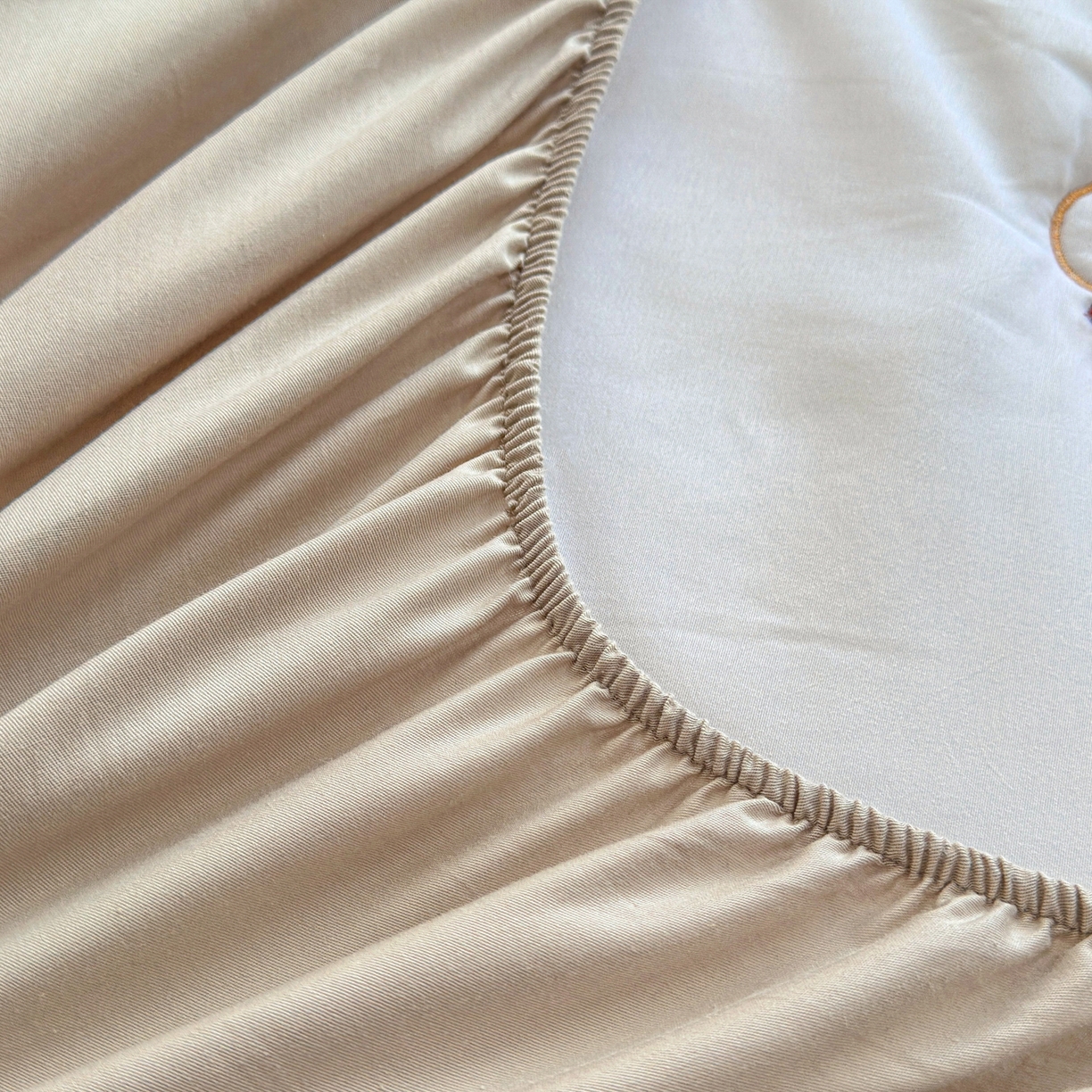 91家纺网 家纺一手货源 找家纺 糯米猪家纺 2025新款A类卡皮巴拉全棉夹棉床笠 卡皮巴拉-卡其