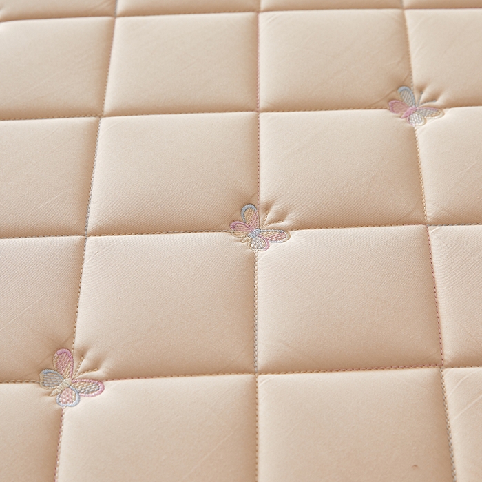 91家纺网 家纺一手货源 找家纺 红淳家纺 2025新款全棉刺绣蝴蝶款防水床笠单品床笠床笠单件 刺绣蝴蝶款-卡其