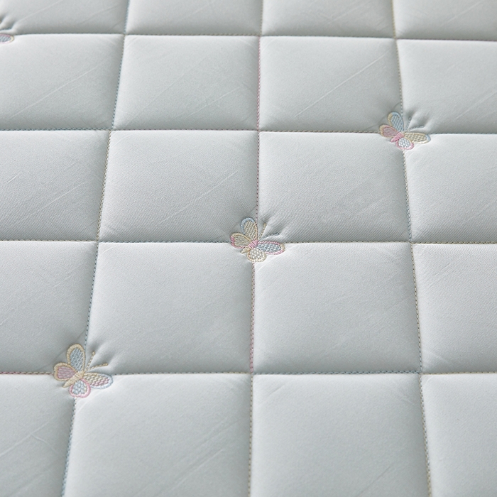 91家纺网 家纺一手货源 找家纺 红淳家纺 2025新款全棉刺绣蝴蝶款防水床笠单品床笠床笠单件 刺绣蝴蝶款-水绿