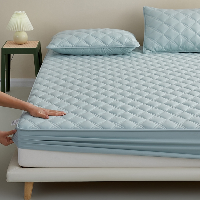 91家纺网 家纺一手货源 找家纺 （总）红淳家纺 2025新款A类抗菌全棉夹棉轻奢款床笠单品床笠床笠单件