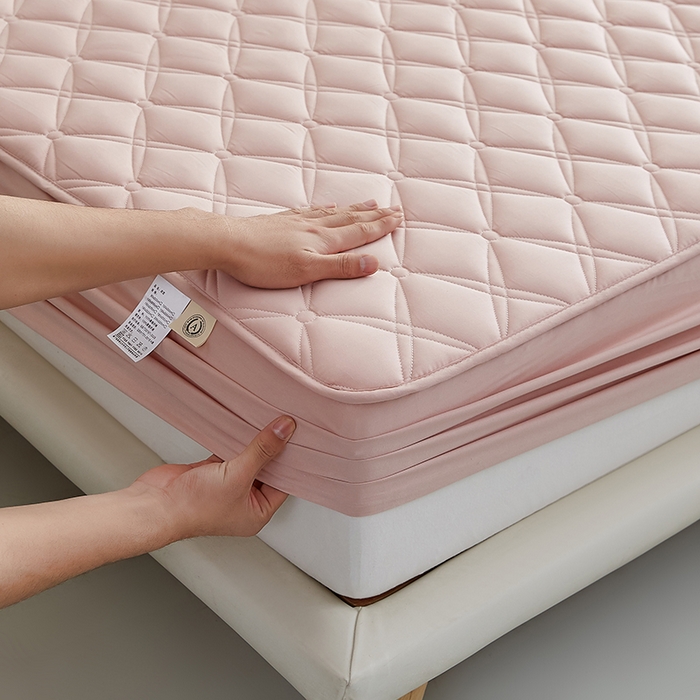 91家纺网 家纺一手货源 找家纺 （总）红淳家纺 2025新款A类抗菌全棉夹棉轻奢款床笠单品床笠床笠单件