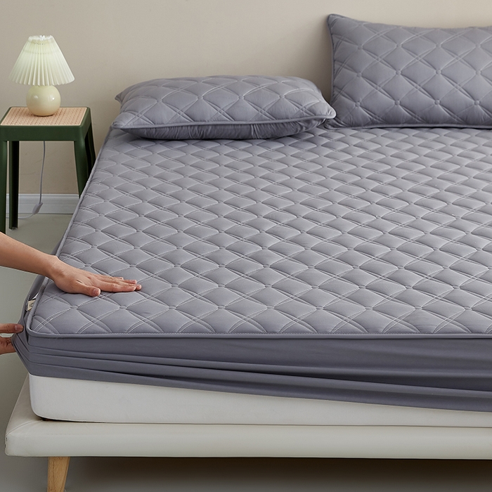 91家纺网 家纺一手货源 找家纺 （总）红淳家纺 2025新款A类抗菌全棉夹棉轻奢款床笠单品床笠床笠单件