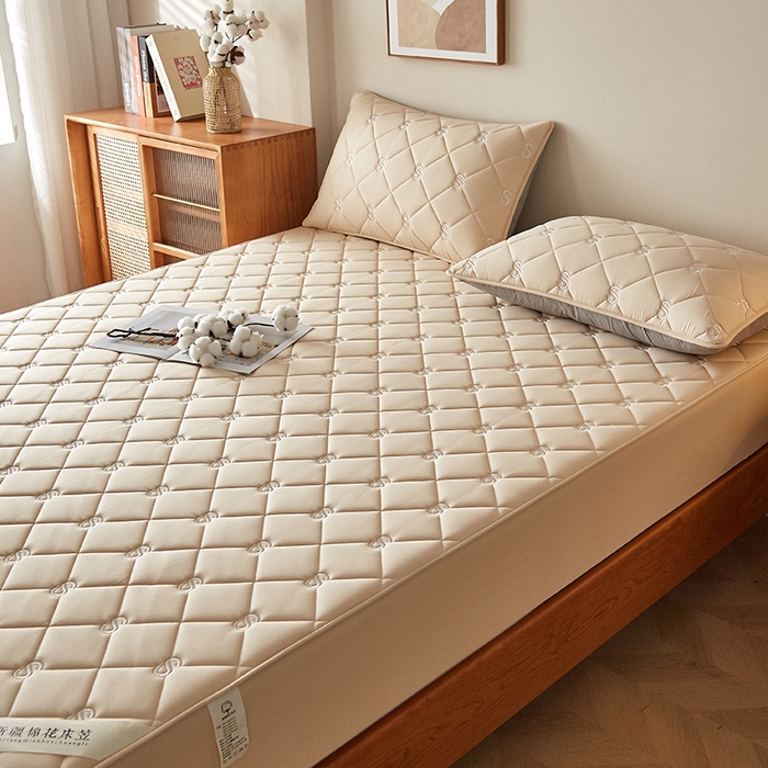 91家纺网 家纺一手货源 找家纺 红淳家纺 2025新款全棉纯棉新疆棉花S款床笠单品床笠床笠单件 棉花S款-卡其