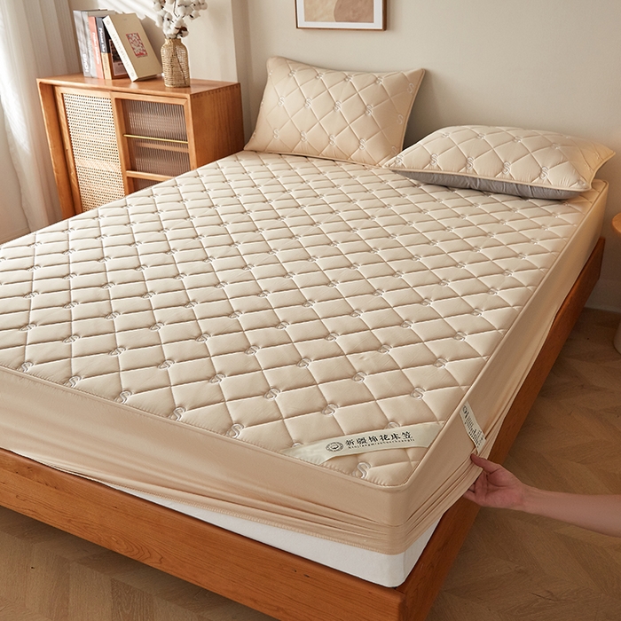 91家纺网 家纺一手货源 找家纺 红淳家纺 2025新款全棉纯棉新疆棉花S款床笠单品床笠床笠单件 棉花S款-卡其