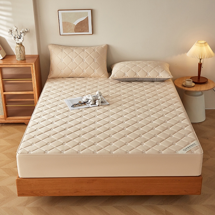 91家纺网 家纺一手货源 找家纺 红淳家纺 2025新款全棉纯棉新疆棉花S款床笠单品床笠床笠单件 棉花S款-卡其