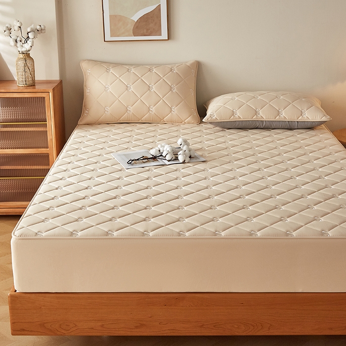 91家纺网 家纺一手货源 找家纺 红淳家纺 2025新款全棉纯棉新疆棉花S款床笠单品床笠床笠单件 棉花S款-卡其