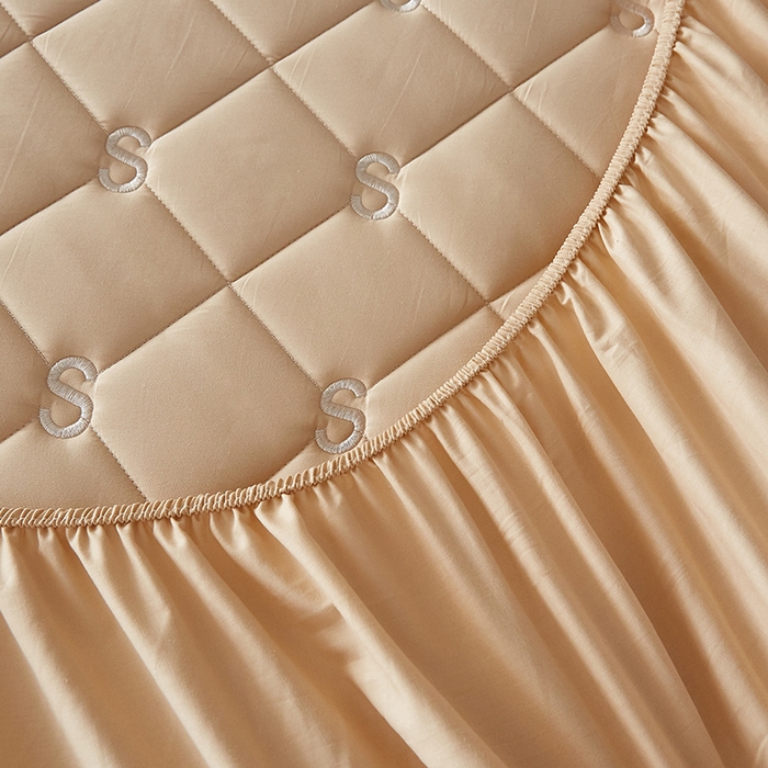 91家纺网 家纺一手货源 找家纺 红淳家纺 2025新款全棉纯棉新疆棉花S款床笠单品床笠床笠单件 棉花S款-卡其